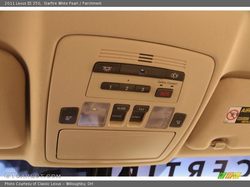 Starfire White Pearl / Parchment 2011 Lexus ES 350