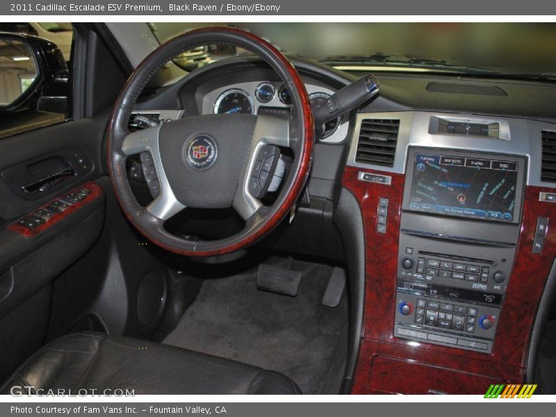 Black Raven / Ebony/Ebony 2011 Cadillac Escalade ESV Premium
