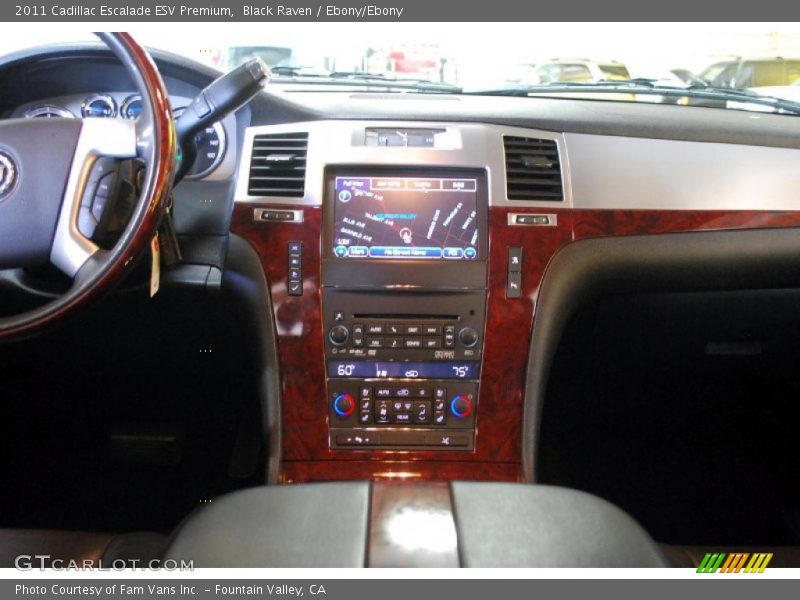 Black Raven / Ebony/Ebony 2011 Cadillac Escalade ESV Premium