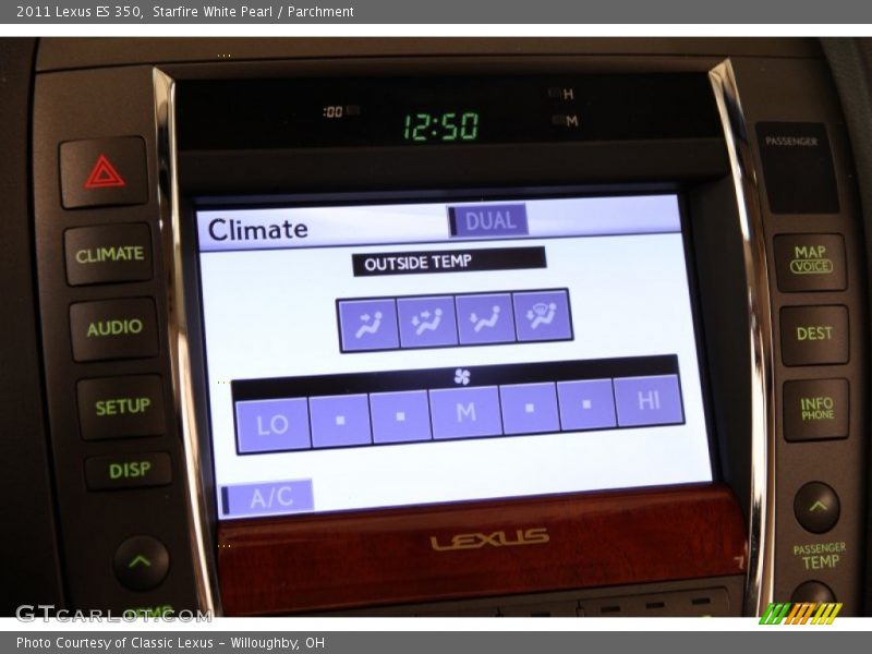 Starfire White Pearl / Parchment 2011 Lexus ES 350