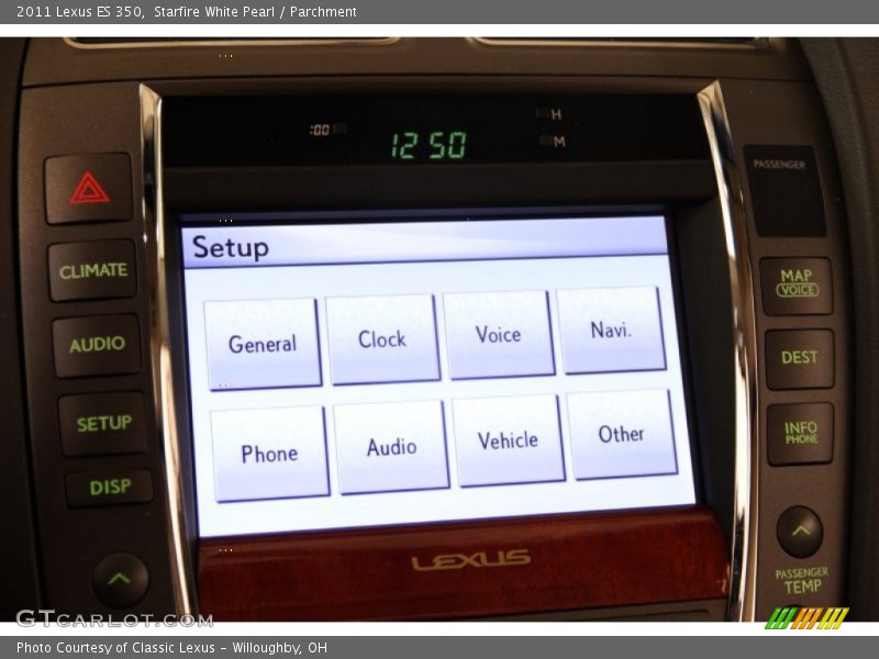 Starfire White Pearl / Parchment 2011 Lexus ES 350