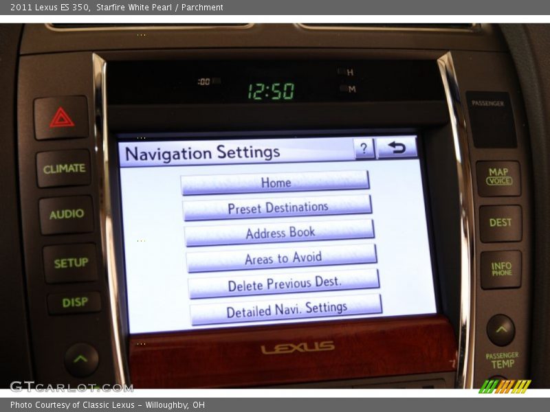 Starfire White Pearl / Parchment 2011 Lexus ES 350