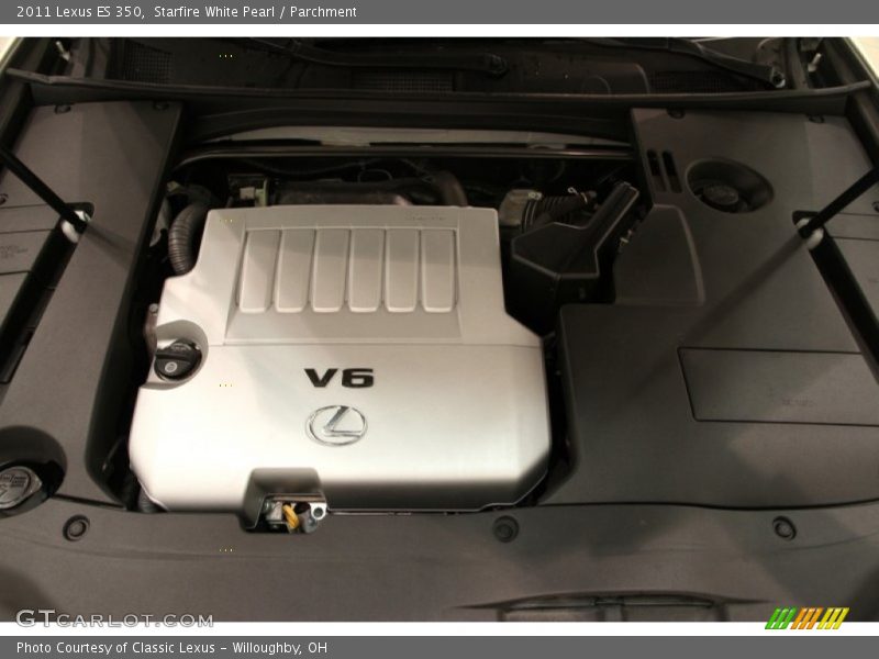 Starfire White Pearl / Parchment 2011 Lexus ES 350