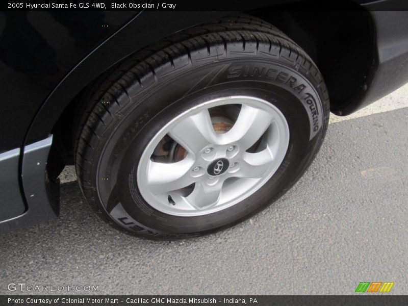 Black Obsidian / Gray 2005 Hyundai Santa Fe GLS 4WD