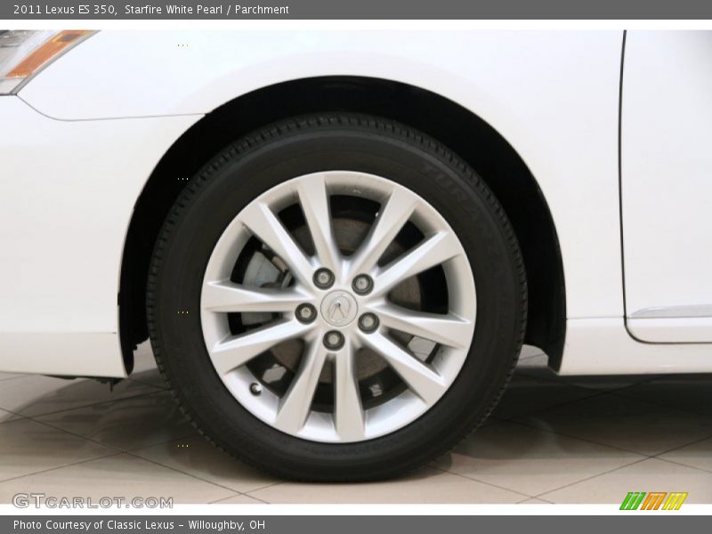 Starfire White Pearl / Parchment 2011 Lexus ES 350