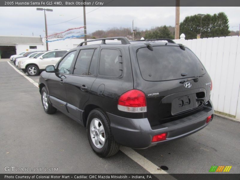 Black Obsidian / Gray 2005 Hyundai Santa Fe GLS 4WD