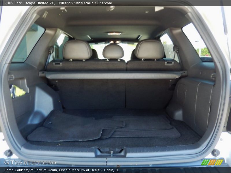 Brilliant Silver Metallic / Charcoal 2009 Ford Escape Limited V6