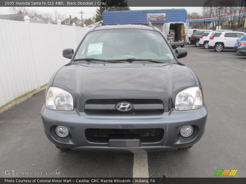 Black Obsidian / Gray 2005 Hyundai Santa Fe GLS 4WD