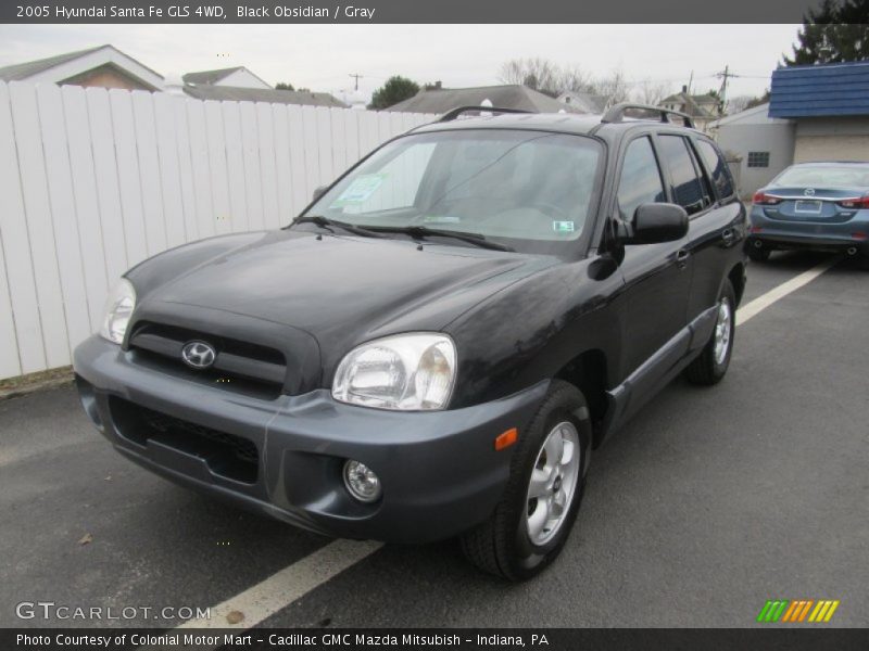 Black Obsidian / Gray 2005 Hyundai Santa Fe GLS 4WD