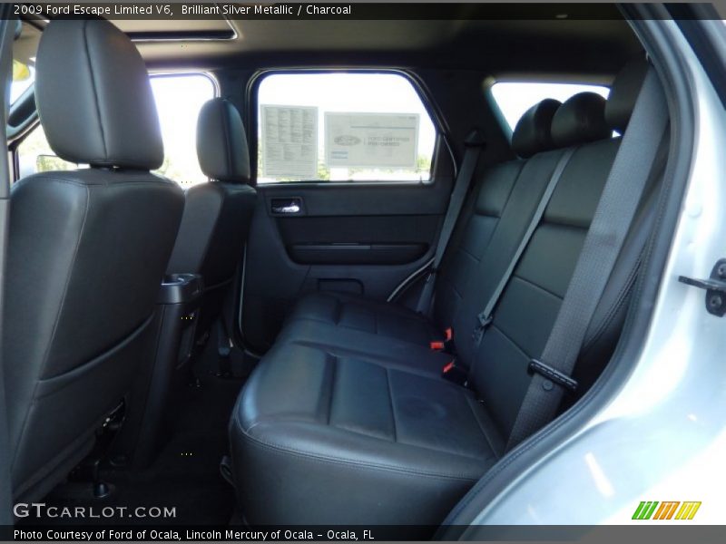 Brilliant Silver Metallic / Charcoal 2009 Ford Escape Limited V6