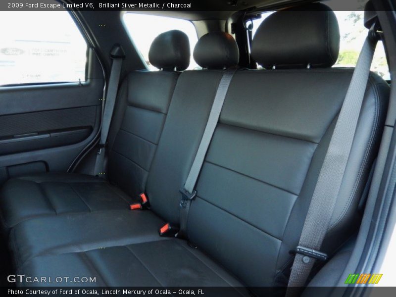 Brilliant Silver Metallic / Charcoal 2009 Ford Escape Limited V6