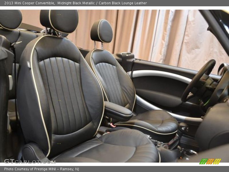 Midnight Black Metallic / Carbon Black Lounge Leather 2013 Mini Cooper Convertible