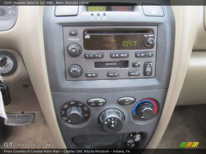 Black Obsidian / Gray 2005 Hyundai Santa Fe GLS 4WD