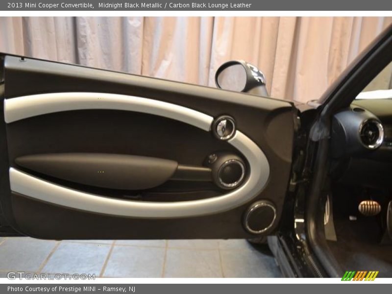 Midnight Black Metallic / Carbon Black Lounge Leather 2013 Mini Cooper Convertible