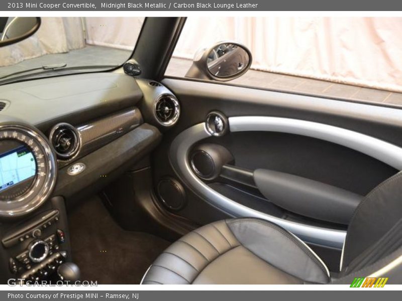 Midnight Black Metallic / Carbon Black Lounge Leather 2013 Mini Cooper Convertible