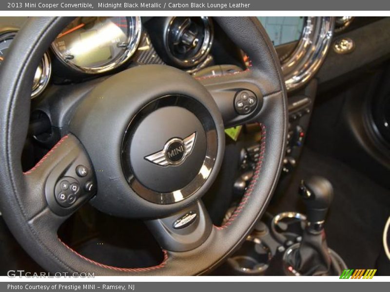 Midnight Black Metallic / Carbon Black Lounge Leather 2013 Mini Cooper Convertible