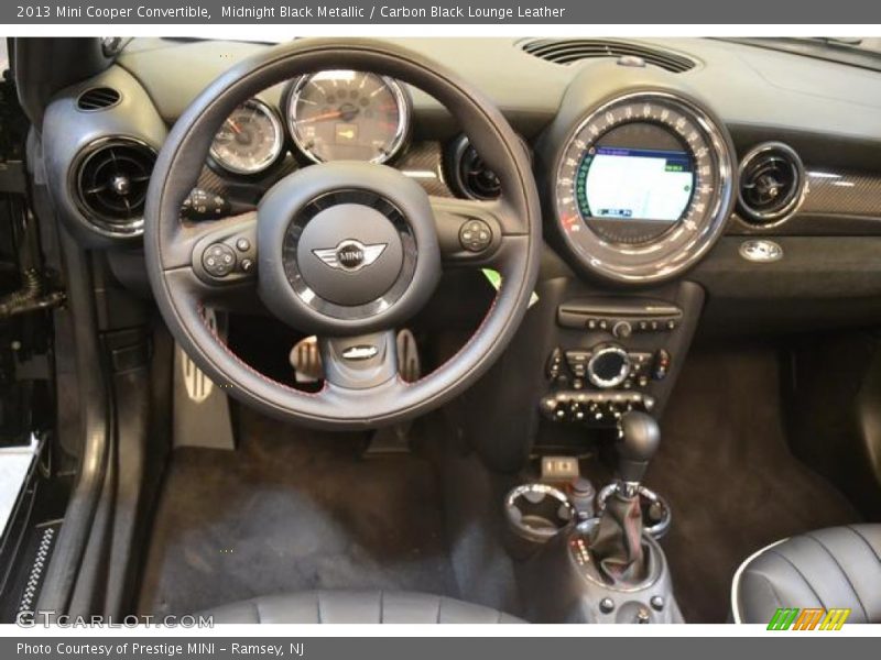 Midnight Black Metallic / Carbon Black Lounge Leather 2013 Mini Cooper Convertible