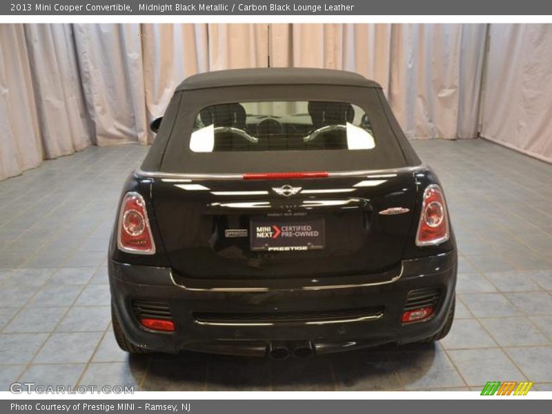 Midnight Black Metallic / Carbon Black Lounge Leather 2013 Mini Cooper Convertible