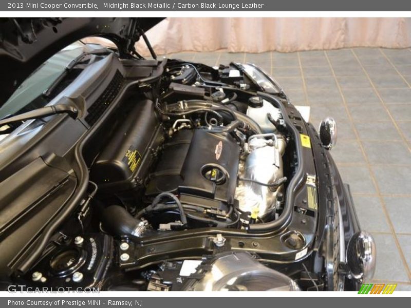 Midnight Black Metallic / Carbon Black Lounge Leather 2013 Mini Cooper Convertible