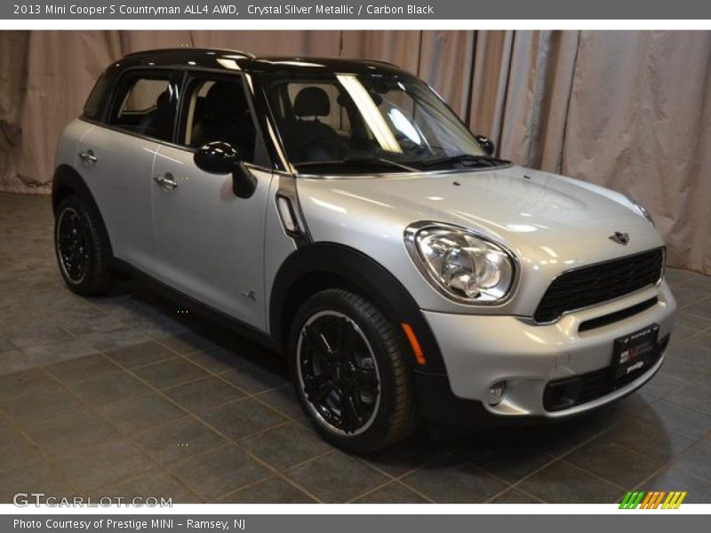 Crystal Silver Metallic / Carbon Black 2013 Mini Cooper S Countryman ALL4 AWD