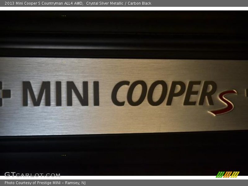 Crystal Silver Metallic / Carbon Black 2013 Mini Cooper S Countryman ALL4 AWD