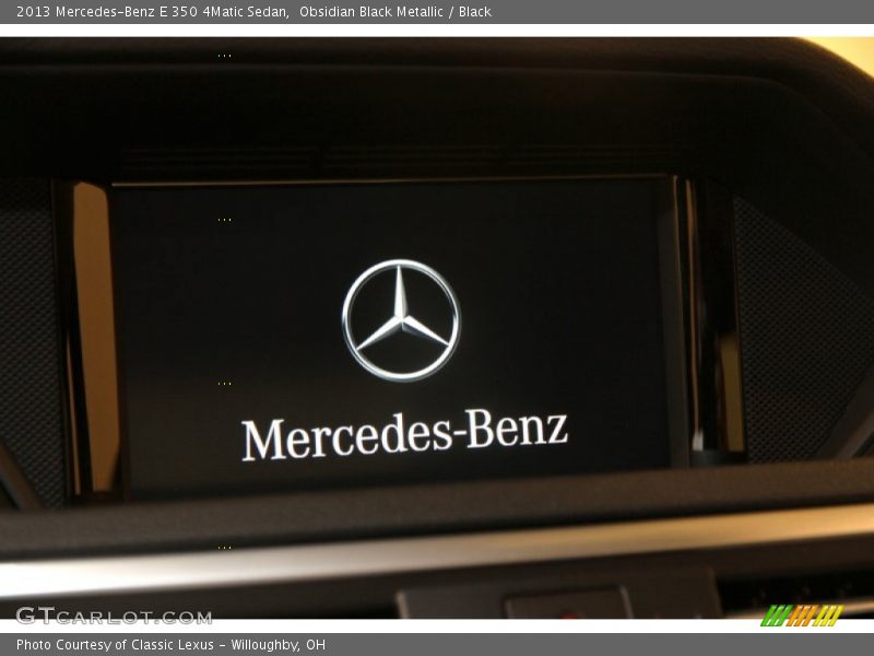 Obsidian Black Metallic / Black 2013 Mercedes-Benz E 350 4Matic Sedan