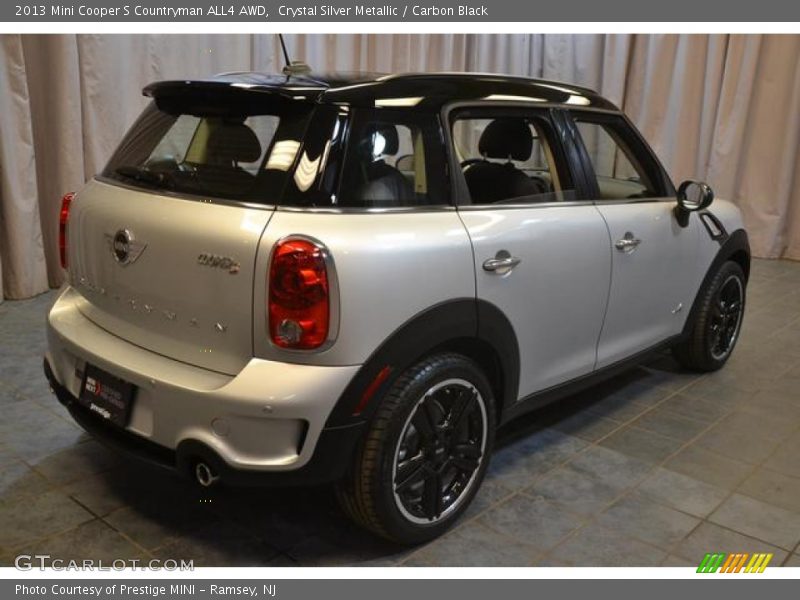 Crystal Silver Metallic / Carbon Black 2013 Mini Cooper S Countryman ALL4 AWD