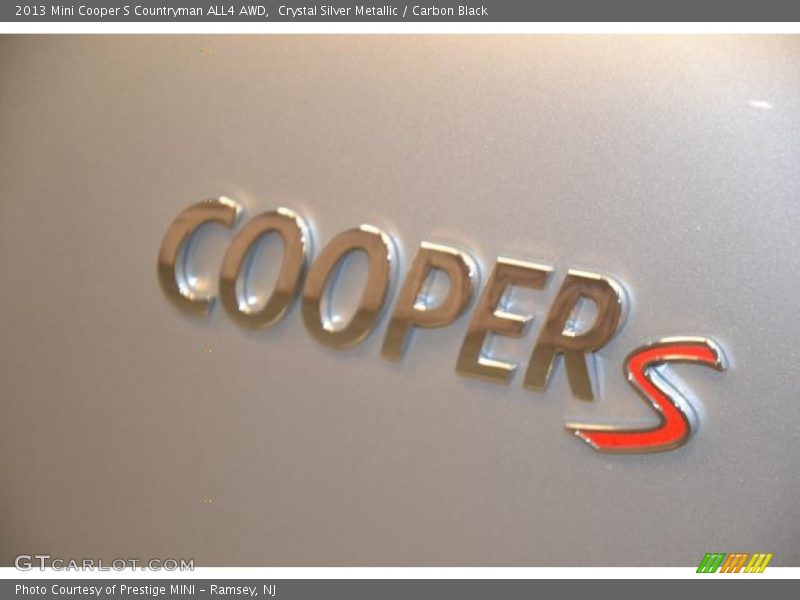 Crystal Silver Metallic / Carbon Black 2013 Mini Cooper S Countryman ALL4 AWD