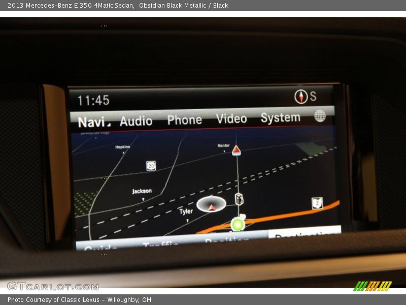 Navigation of 2013 E 350 4Matic Sedan