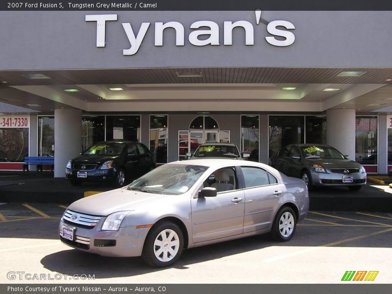 Tungsten Grey Metallic / Camel 2007 Ford Fusion S