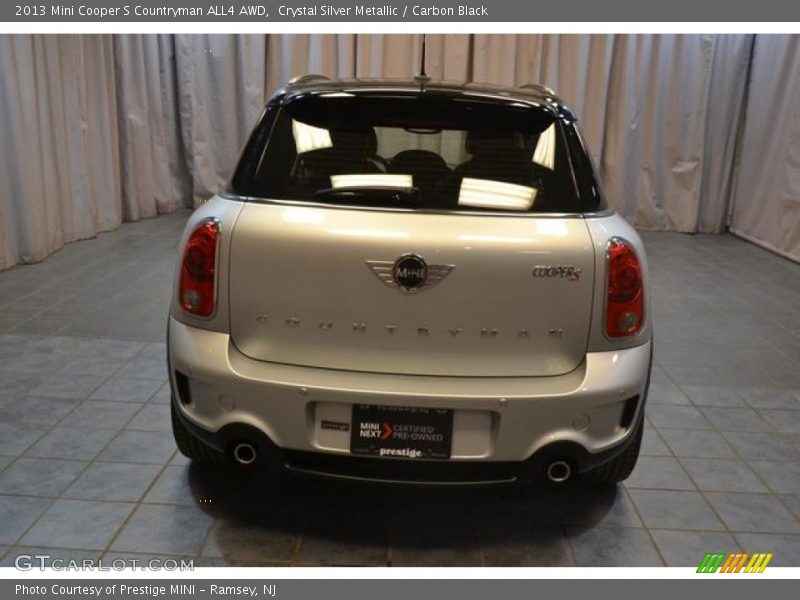 Crystal Silver Metallic / Carbon Black 2013 Mini Cooper S Countryman ALL4 AWD