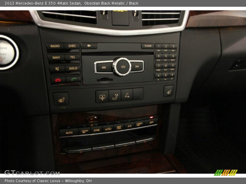 Controls of 2013 E 350 4Matic Sedan