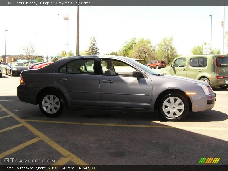Tungsten Grey Metallic / Camel 2007 Ford Fusion S