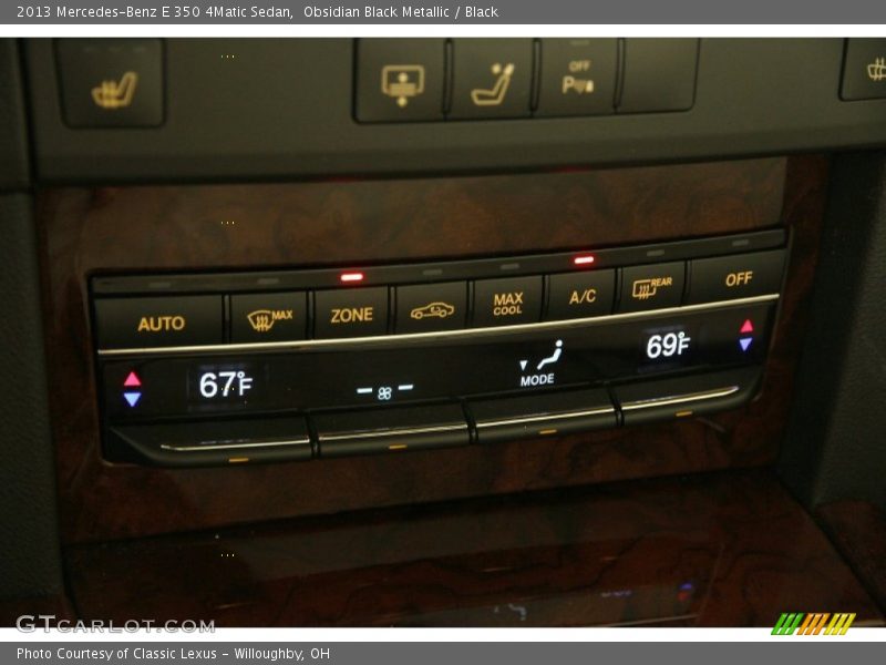 Controls of 2013 E 350 4Matic Sedan