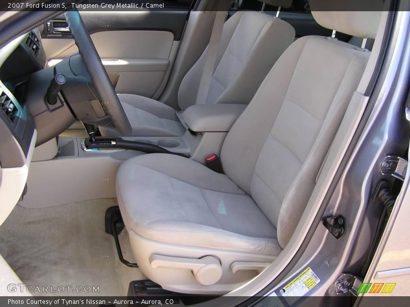 Tungsten Grey Metallic / Camel 2007 Ford Fusion S