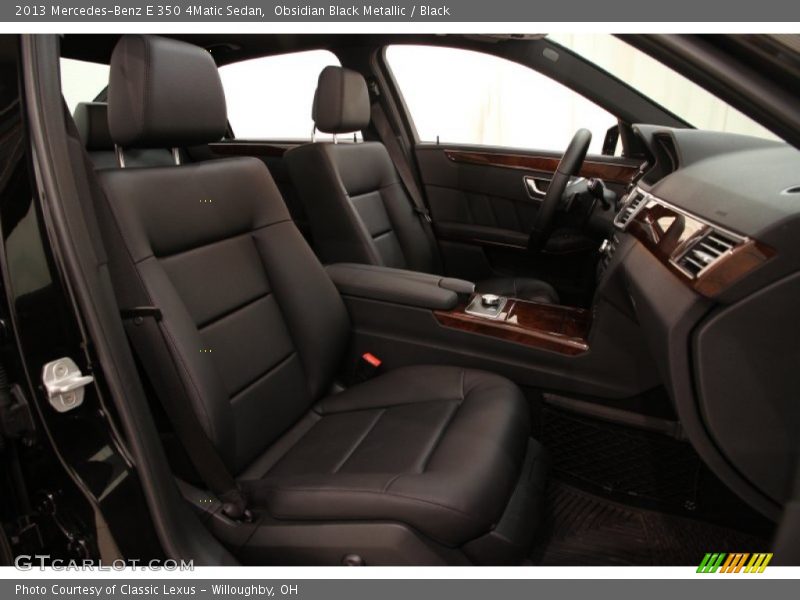 Front Seat of 2013 E 350 4Matic Sedan