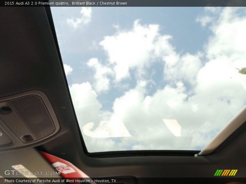 Brilliant Black / Chestnut Brown 2015 Audi A3 2.0 Premium quattro
