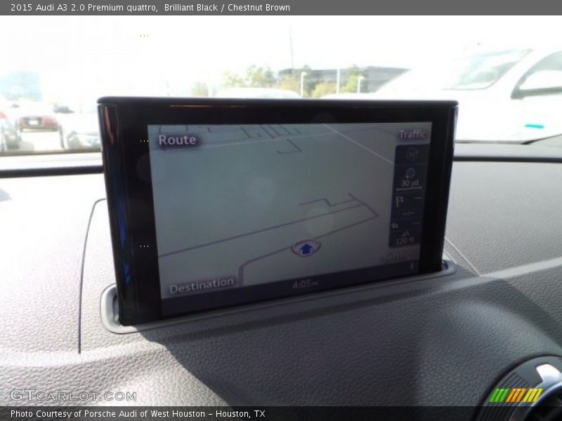 Brilliant Black / Chestnut Brown 2015 Audi A3 2.0 Premium quattro