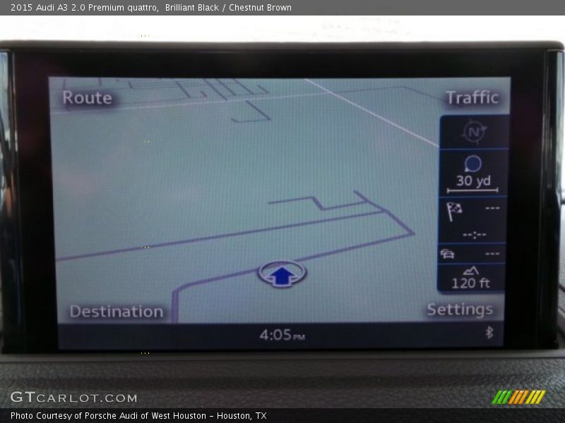 Brilliant Black / Chestnut Brown 2015 Audi A3 2.0 Premium quattro