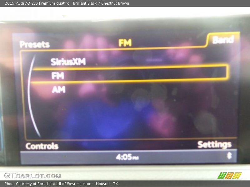 Brilliant Black / Chestnut Brown 2015 Audi A3 2.0 Premium quattro