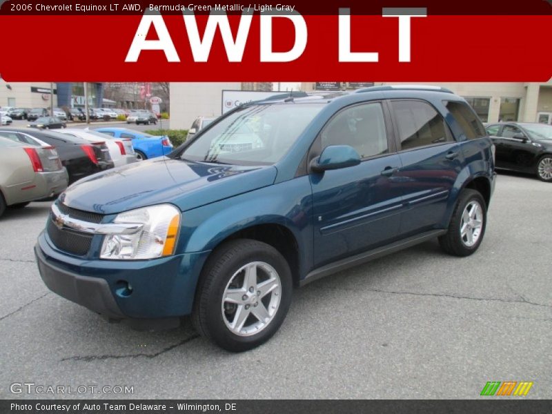 Bermuda Green Metallic / Light Gray 2006 Chevrolet Equinox LT AWD