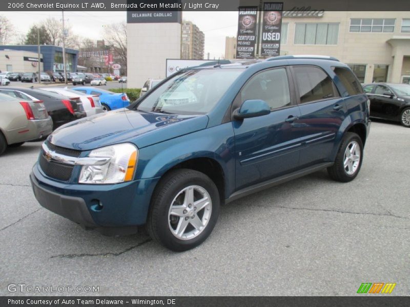 Bermuda Green Metallic / Light Gray 2006 Chevrolet Equinox LT AWD