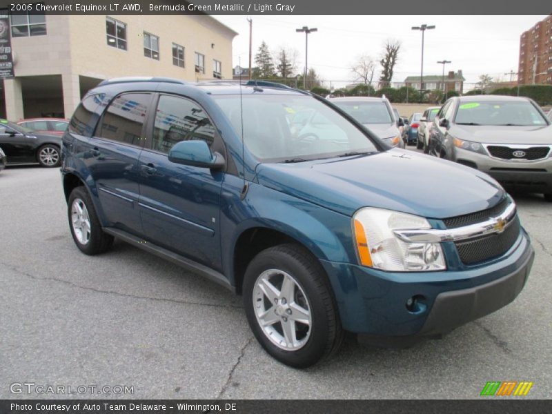 Bermuda Green Metallic / Light Gray 2006 Chevrolet Equinox LT AWD