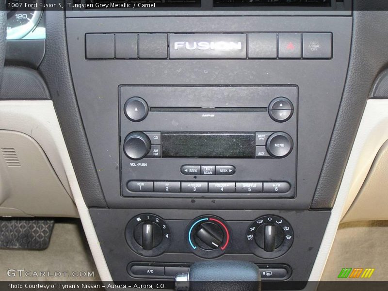 Tungsten Grey Metallic / Camel 2007 Ford Fusion S