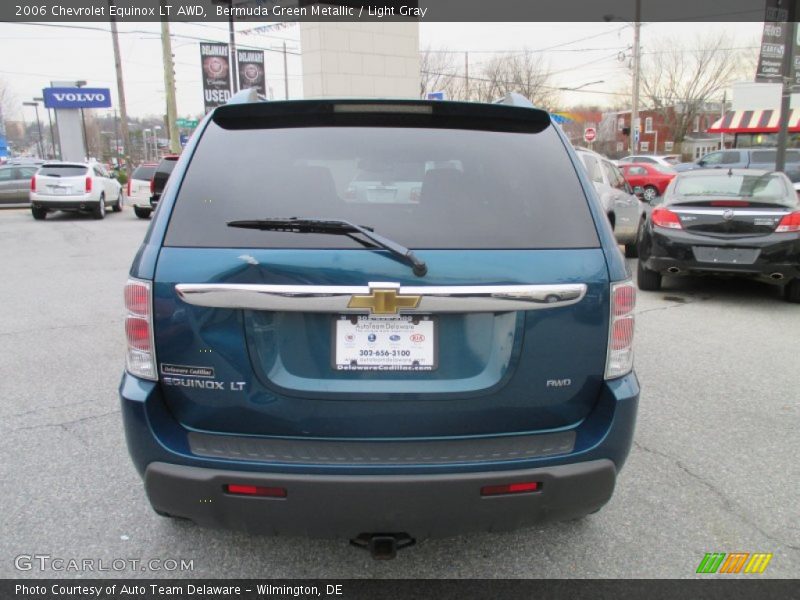 Bermuda Green Metallic / Light Gray 2006 Chevrolet Equinox LT AWD