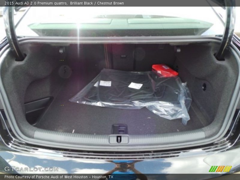 Brilliant Black / Chestnut Brown 2015 Audi A3 2.0 Premium quattro