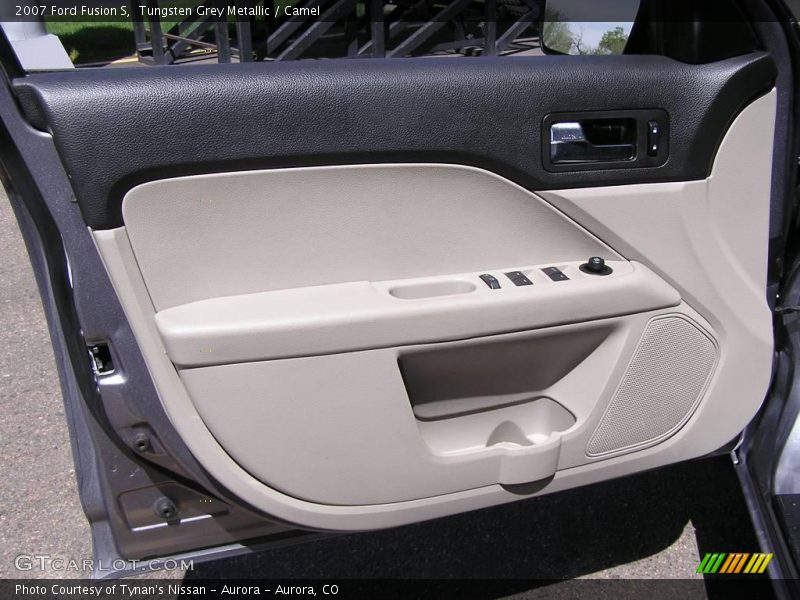 Tungsten Grey Metallic / Camel 2007 Ford Fusion S