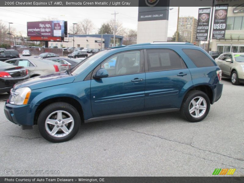 Bermuda Green Metallic / Light Gray 2006 Chevrolet Equinox LT AWD