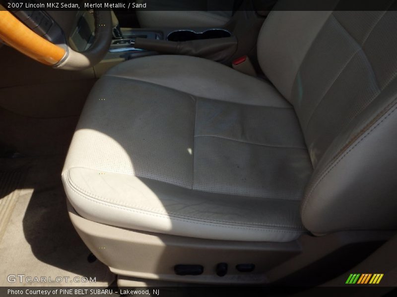 Merlot Metallic / Sand 2007 Lincoln MKZ Sedan