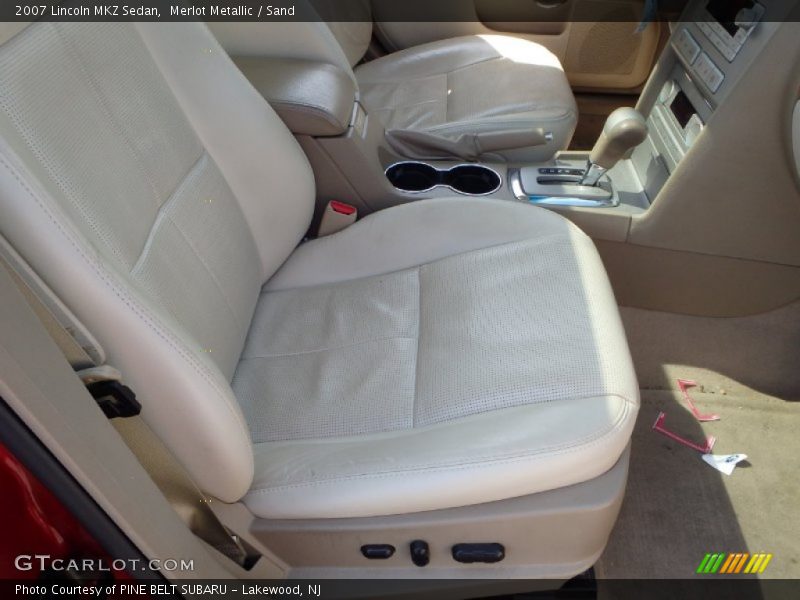 Merlot Metallic / Sand 2007 Lincoln MKZ Sedan